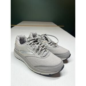 Brooks Womens Addiction Walkers Suded Gray Sneaker Size 8.5